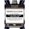 Image 2 : Pete Alonzo 2022 Topps Jersey Number Medallion Card #JNM-PA