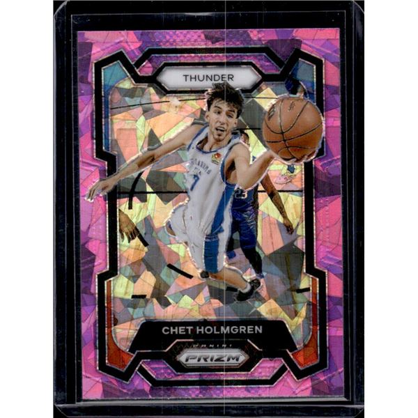 Chet Holmgren 2023-24 Panini Prizm Pink Cracked Ice #115
