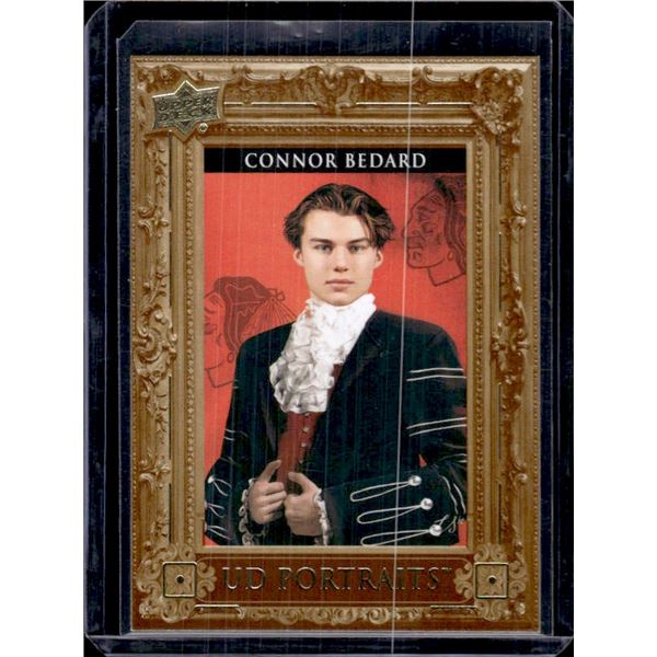 Connor Bedard UD Portraits Rookie Card 2023-24 Upper Deck Series 2 #P60