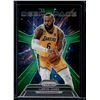 Image 1 : LeBron James 2023-24 Panini Prizm Green Prizm Deep Space #7