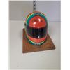 Image 1 : DuPont Mini Helmet Jeff Gordon On Wooden Base