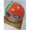Image 2 : DuPont Mini Helmet Jeff Gordon On Wooden Base