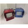 Image 1 : Estate | Lot of 2 Mini Personal TV with AM/FM Radio