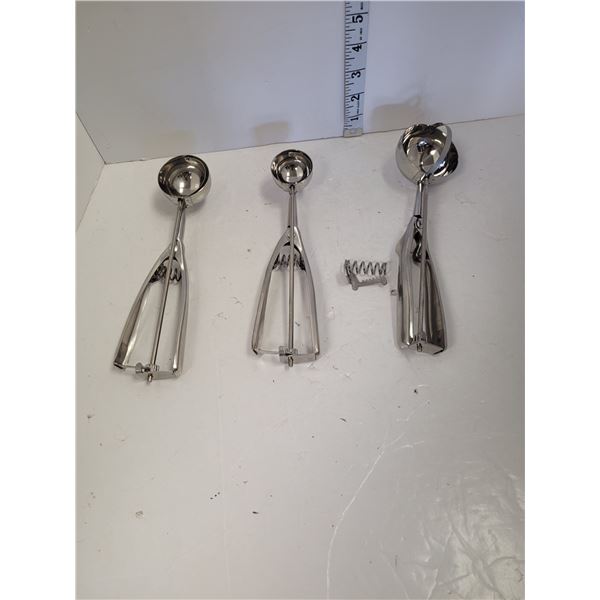 Lot of 3 Portion | Ice Cream | Scoops