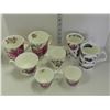 Image 1 : Lot of Bone china Mugs | Rose and Music Patterns