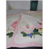 Image 2 : Pair of cloth place mats and napkins with floral