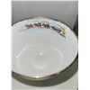 Image 2 : Tea cup and saucer - Miles Canyon - with dog sleigh on inside of cup - Made in England