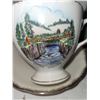 Image 3 : Tea cup and saucer - Miles Canyon - with dog sleigh on inside of cup - Made in England