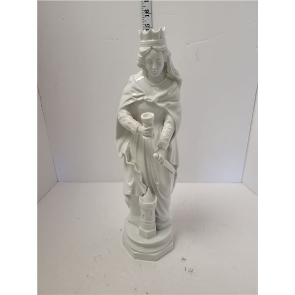 Large white queen statue - Ltd. edition #106 by Gluckauf-Thysoen Schactbou