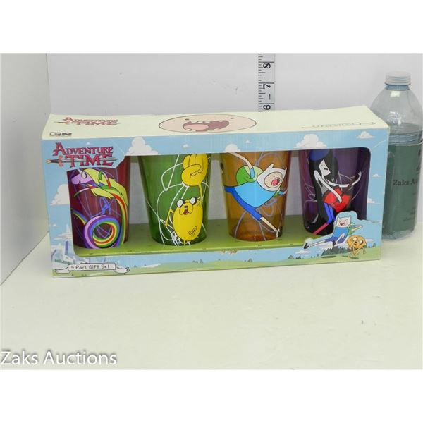 Adventure Time Boxed Set of 4 Glasses