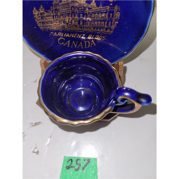 Parliament Bldgs. Canada tea cup set
