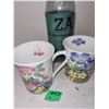 Image 2 : Floral coffee cups, set of 2