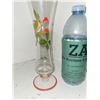 Image 3 : Glass vase with Orange Flowers