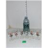 Image 1 : Set of 6 wine glasses with couples dancing on front