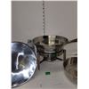 Image 1 : Fondue pot with base and 2 lids
