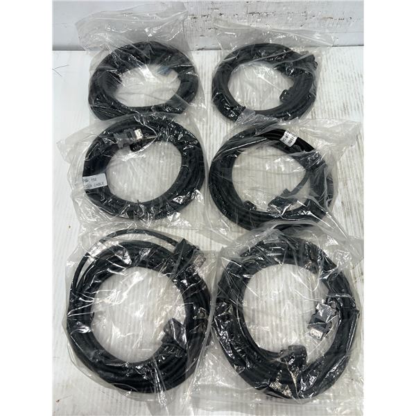 (6) Mitsubishi #CNV2E-1F#L-5M Encoder Cables