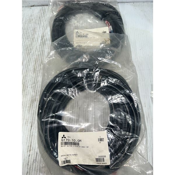 Lot of (2) Mitsubishi Cables - #G170-10.0M & #G170-5.0M