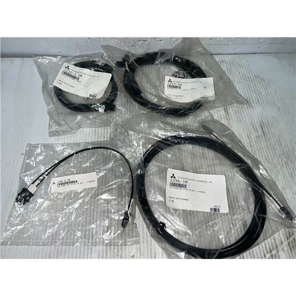 Lot of (4) Mitsubishi Cables