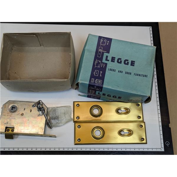SERRURE A MORTAISE LEGGE, SATIN BRASS