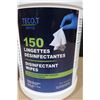 Image 2 : LOT: 6mcx DE 150 LINGETTES DESINFECTANTES