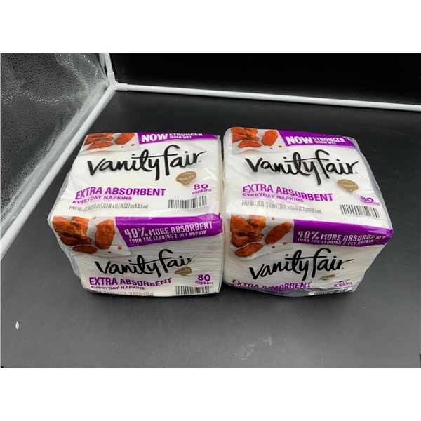 Vanity Fair Exta Absorbent Napkins (2 x 80)