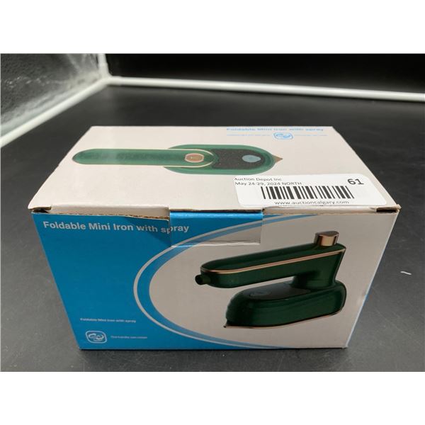 Foldable Mini Iron with Spray