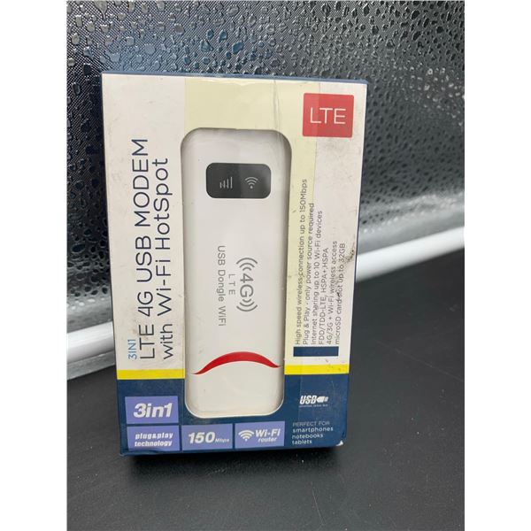 LTE 4G USB Modem with WiFi Hotspot