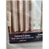 Image 3 : Sun-BLK Total Blackout Curtain Panels 2pk (52in x 90in)