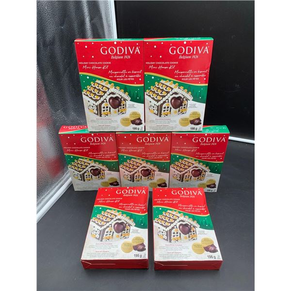 Godiva Holiday Chocolate Cookie Mini House Kit (7ct)