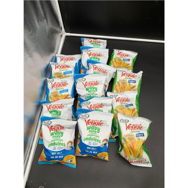 Lot of assorted Veggie Chips (15 x 28.4g)
