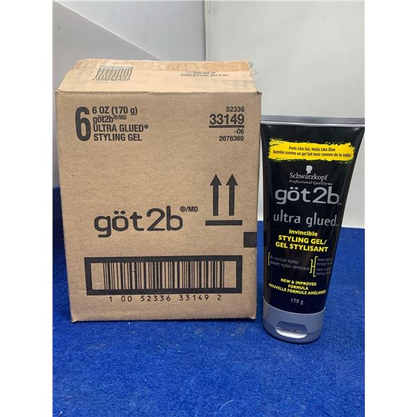 Schwarzkopff Ultra Glued Invincible Styling Gel (6 x 170g)