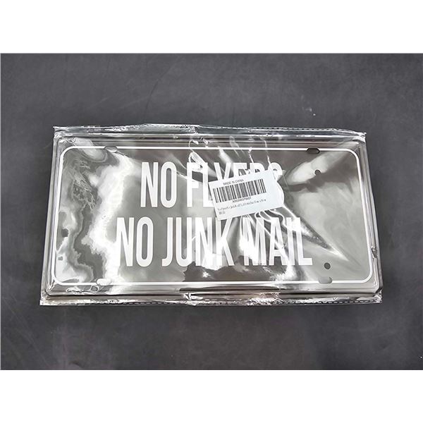 No Junk Sign