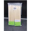 Image 1 : Lot of Wooden Skewers (9.75in) 4 x 100