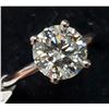 Image 1 : 14K White Gold Lab Diamond (2.1Ct,Vs1,G) Ring (~Size 5.75)(Ring is resizable for $40) (~weight 3.61g