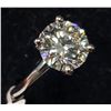 Image 2 : 14K White Gold Lab Diamond (2.1Ct,Vs1,G) Ring (~Size 5.75)(Ring is resizable for $40) (~weight 3.61g