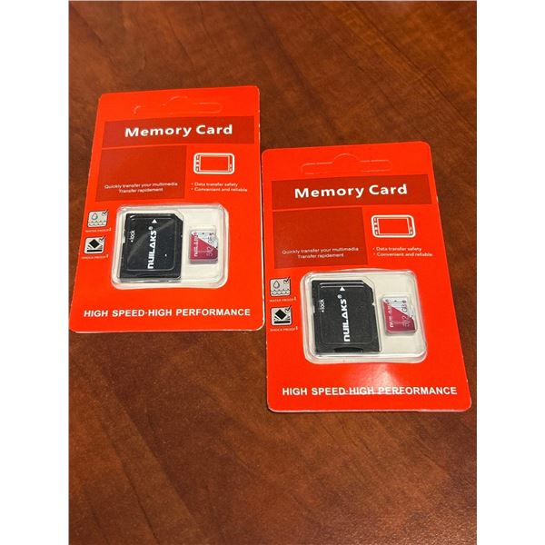 LOT of 2  - 512 GB Memory Cards