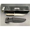 Image 1 : US Marines K Bar Military Style Tactical Knife with Sheath 5 inch blade - NEW in Box