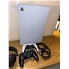 Image 1 : SONY Playstation 5 Model CFI-1215A includes cords, 2 cordless controllers and head set