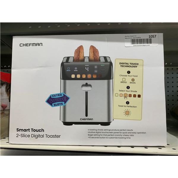 Chefman Smart Touch 2-Slice Digital Toaster
