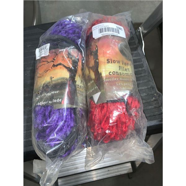 Silverline Slow Feeder Hay Net Lot of 2 42"