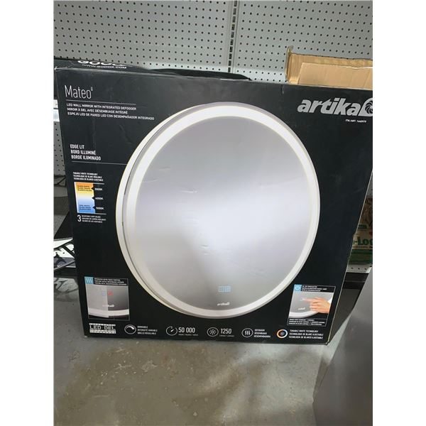 Artika Mateo LED Wall Mirror with Integrated Defogger Edge Lit