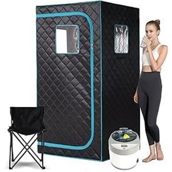 Smartmak Portable Home Steam Sauna, Full Size Personal Sauna Spa Box, Single Saunas Tent with Steame