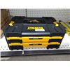 Image 1 : DEWALT TSTAK Tool Storage Organizer, Double Drawers (DWST17804) , Black