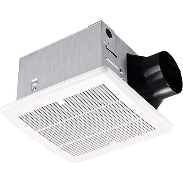 Tech Drive Bathroom fan 110 CFM, 1.2Sone No Attic access Needed Installation,Very Quiet Bath Ventila