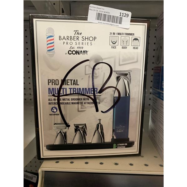 The Barber Shop Pro Series by Conair Pro Metal Multi Trimmer