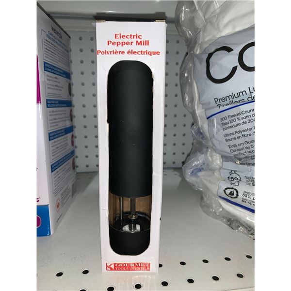 Gourmet Tools Utensils Electric Pepper Mill Black