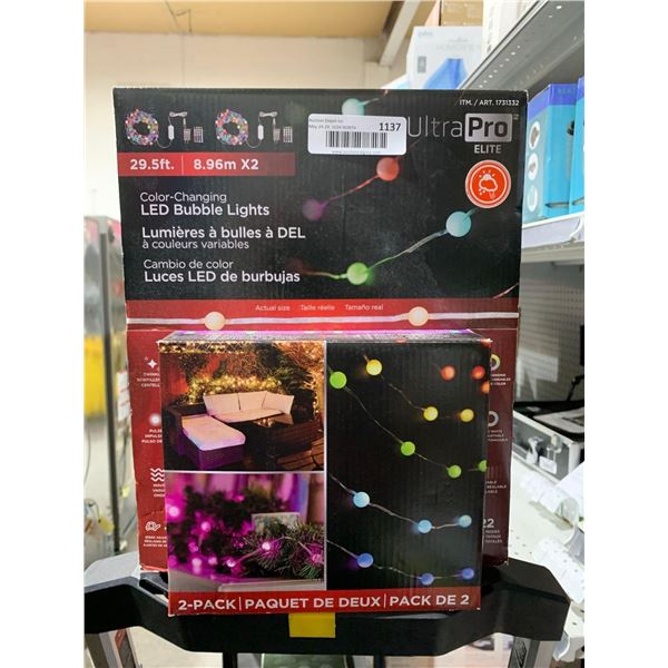 Ultra-Pro Elite 29.5ft Color-Changing LED Bubble Lights 2 Pack