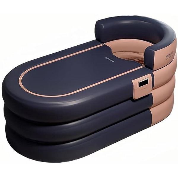 Inflatable Adult Bathtub with Wireless Electric air Pump,Suitable for hot Water Bath & ice Bath