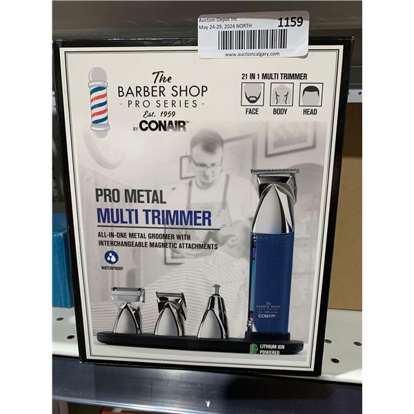 The Barber Shop Pro Series by Conair Pro Metal Multi Trimmer