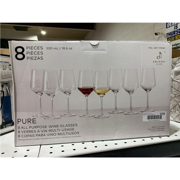 Pure 8 All Purpose Wine Glasses 550ml